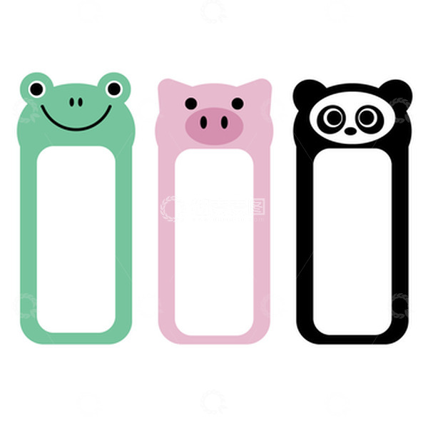 源文件下载【趣麦麦图】小动物竖对话框标签