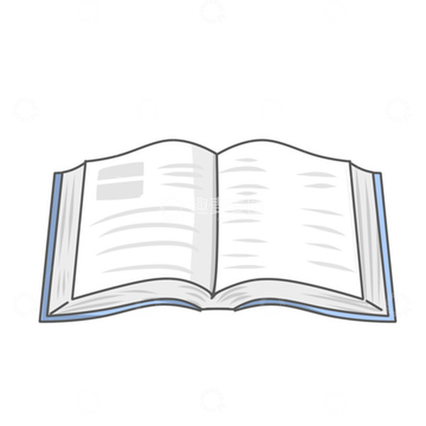 源文件下载【趣麦麦图】创意简约书本