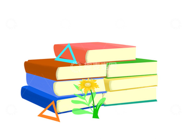 源文件下载【趣麦麦图】-教师节卡通手绘书籍课本