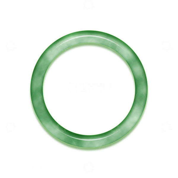 源文件下载【趣麦麦图】逼真珍贵翡翠手镯手饰项链免抠元素