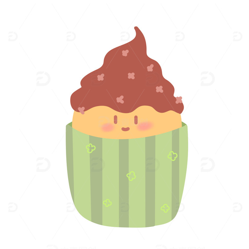 源文件下载【趣麦麦图】手绘美味冰淇淋巧克力