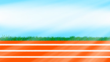 开学季学校跑道草坪背景