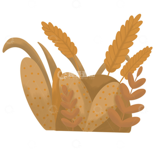 源文件下载【趣麦麦图】-立秋小草堆5