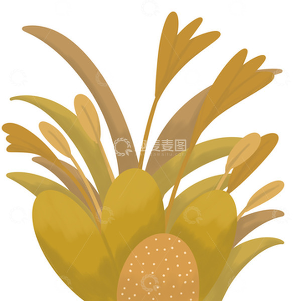 源文件下载【趣麦麦图】-立秋小草堆4