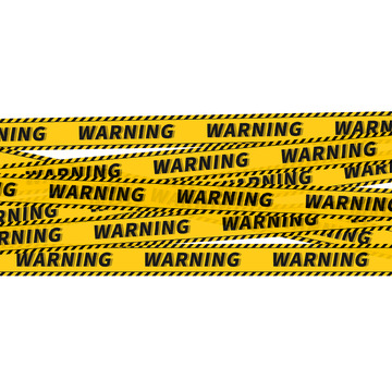 黄色警示标志元素