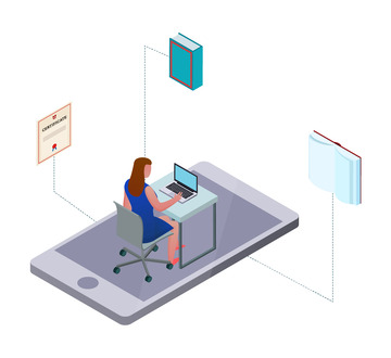 教师节线上教学直播学习书本知识