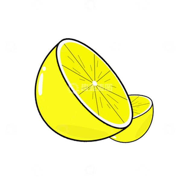 源文件下载【趣麦麦图】简约激情夏日甜蜜柠檬卡通插画小元素