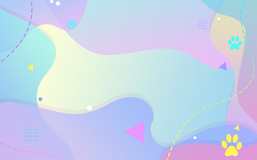 渐变蓝紫多色炫彩动感流动背景