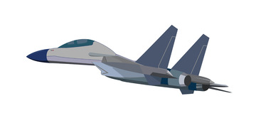 飞行中的战斗机