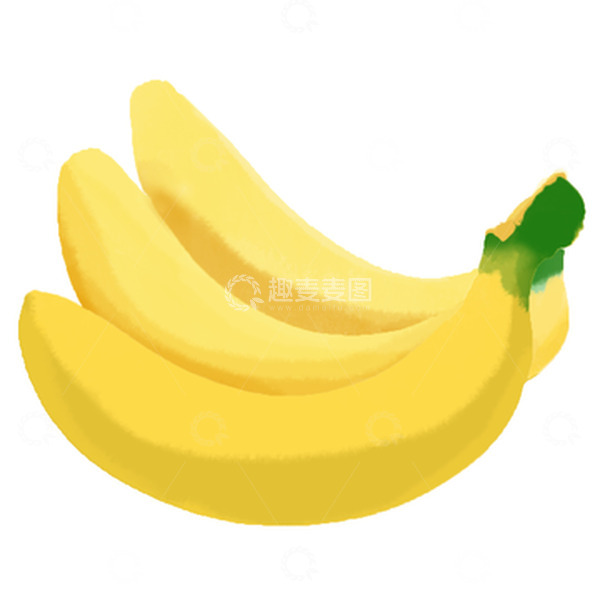 源文件下载【趣麦麦图】手绘小清新水果香蕉