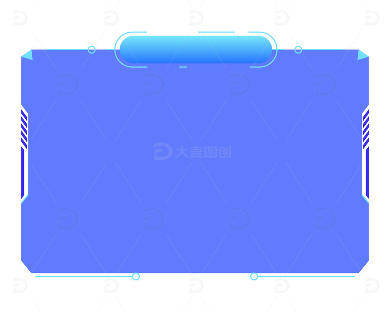 源文件下载【趣麦麦图】-新媒体科技营销边框文本框标题框