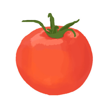 手绘小清新西红柿