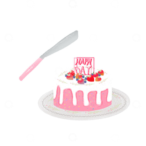 源文件下载【趣麦麦图】手绘草莓甜品蛋糕小清新水果烘焙贴纸