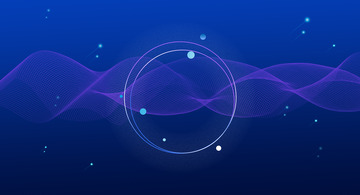 渐变电商banner科技线条几何光效背景