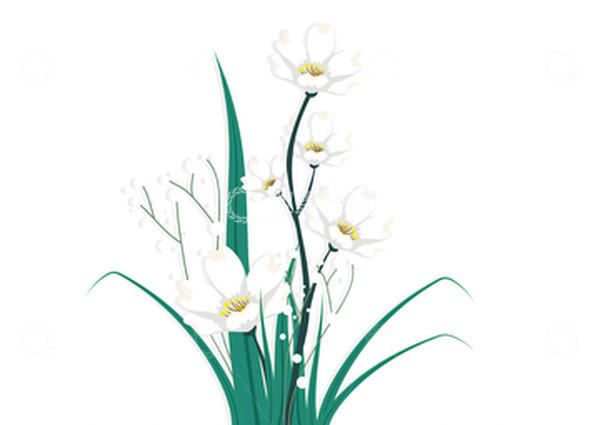 源文件下载【趣麦麦图】开学季植物鲜花花朵装饰插画