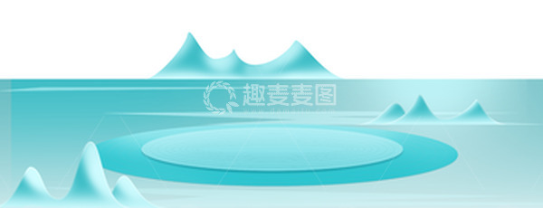 源文件下载【趣麦麦图】中国风国潮山峰山水云新中式高端素材