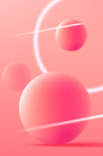 创意粉色电商产品展示背景