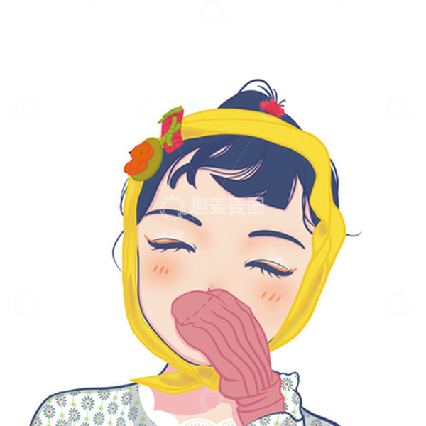 源文件下载【趣麦麦图】搞怪小朋友头像手绘