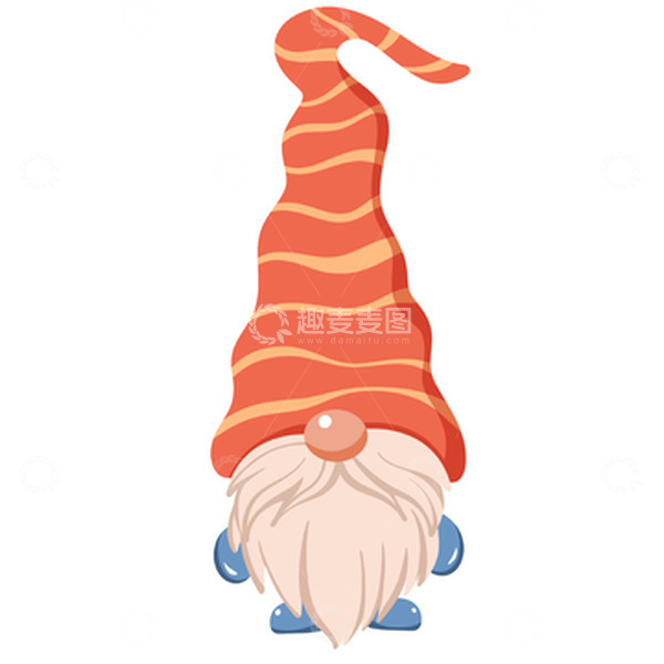 源文件下载【趣麦麦图】手绘插画圣诞老人