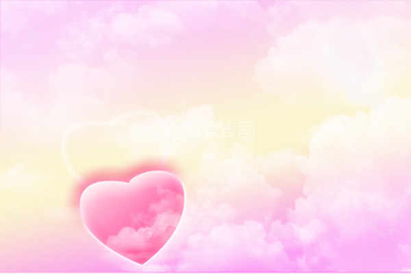 源文件下载【趣麦麦图】粉色天空背景