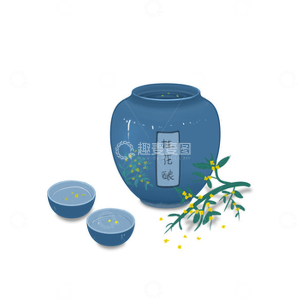 源文件下载【趣麦麦图】中秋的桂花酿