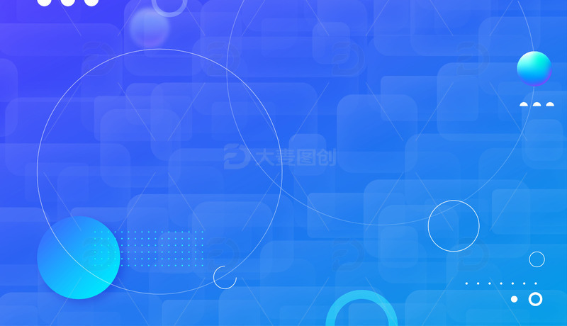 蓝色商务科技感简约背景