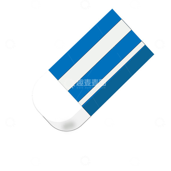 源文件下载【趣麦麦图】手绘制文具橡皮擦