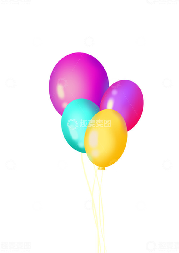 源文件下载【趣麦麦图】卡通活动节日装饰气球