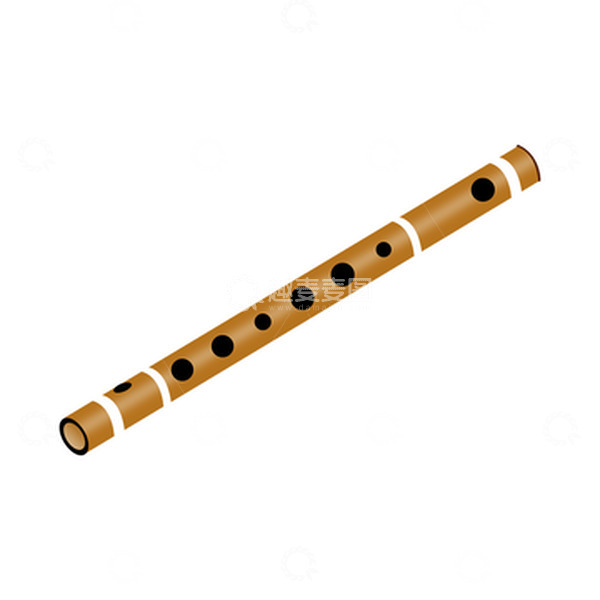 源文件下载【趣麦麦图】-古风横笛竖笛笛子竹笛乐器免抠元素