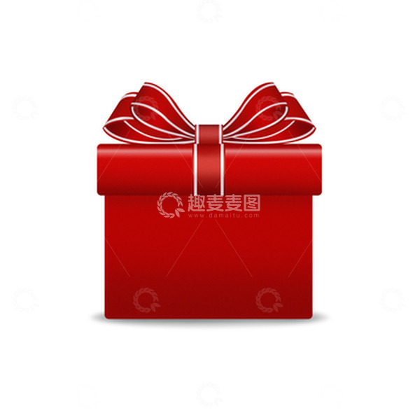 源文件下载【趣麦麦图】红色礼品包装盒活动气氛盒子
