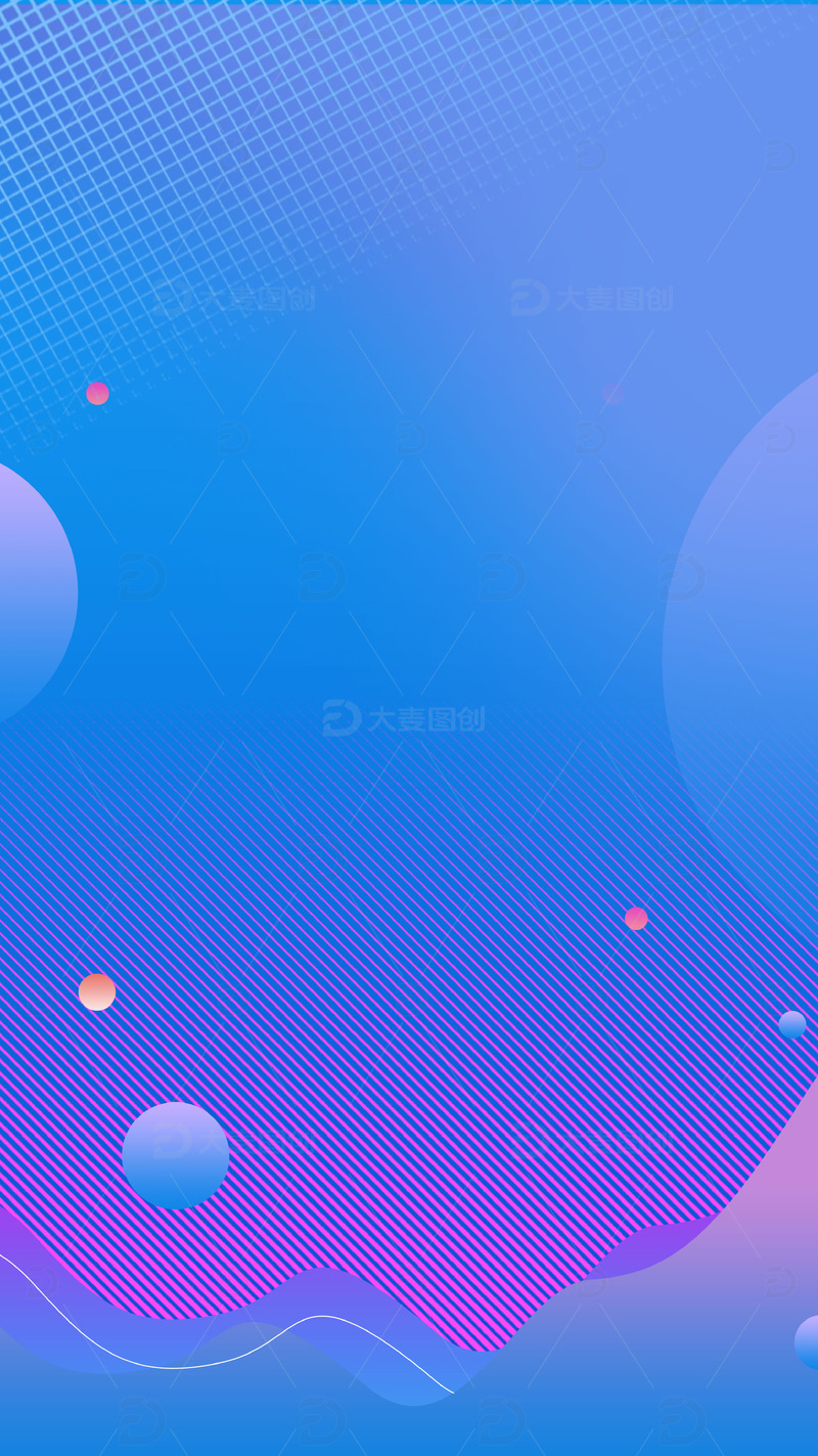 源文件下载【趣麦麦图】蓝色商务科技背景海报背景