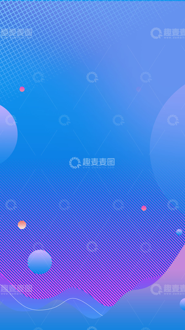 源文件下载【趣麦麦图】-蓝色商务科技背景海报背景