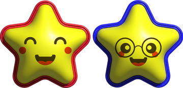 表情包笑脸可爱的星星