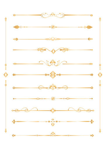 欧式复古传统花纹请柬邀请函贺卡线条边框