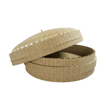 3D立体仿真竹编笼屉蒸屉