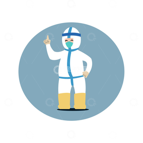 源文件下载【趣麦麦图】抗击疫情医护人员形象手绘