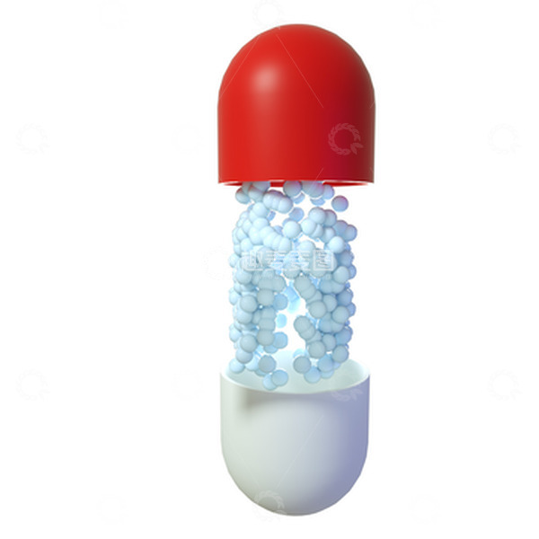 源文件下载【趣麦麦图】红色简约疫情防护胶囊装饰