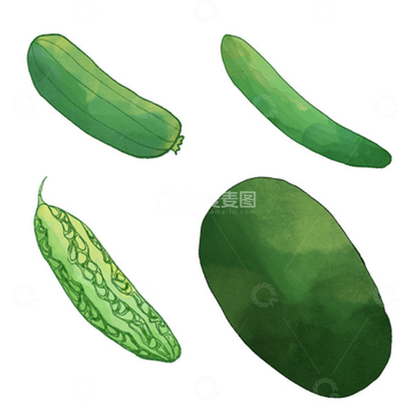 源文件下载【趣麦麦图】蔬菜瓜果系列