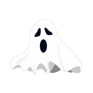 万圣节中元节恐怖小鬼幽灵卡通插画元素