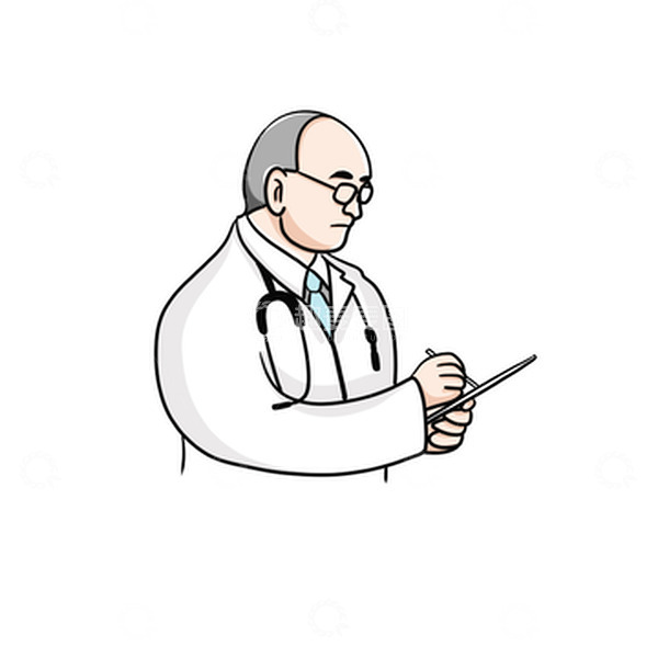 源文件下载【趣麦麦图】白色卡通医生防疫人员抗疫手绘元素