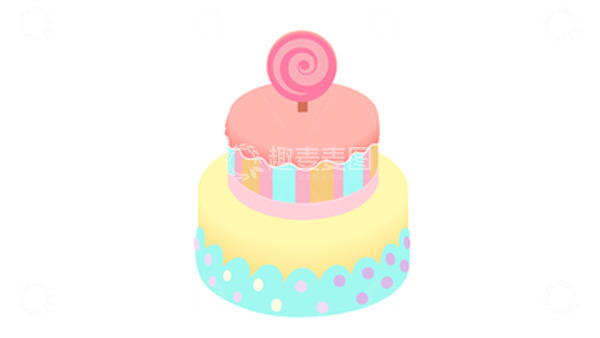源文件下载【趣麦麦图】甜蜜炮弹蛋糕