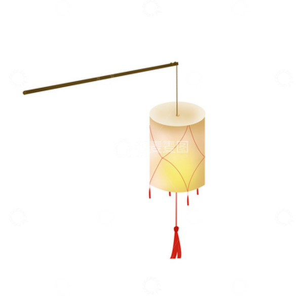 源文件下载【趣麦麦图】节日灯笼手提灯复古元素