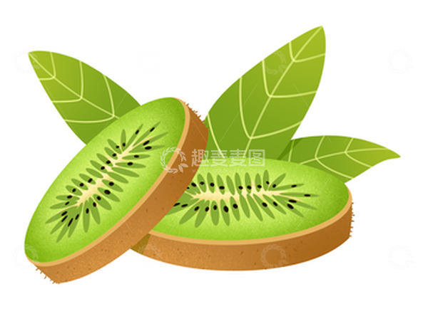 源文件下载【趣麦麦图】手绘猕猴桃奇异果绿色水果手绘水果免扣元素