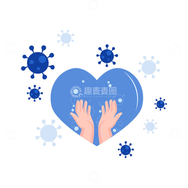 源文件下载【趣麦麦图】科学洗手疫情防控勤洗手健康生活