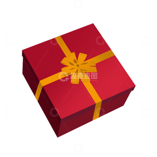 源文件下载【趣麦麦图】礼盒盒子红色盒子红色礼盒