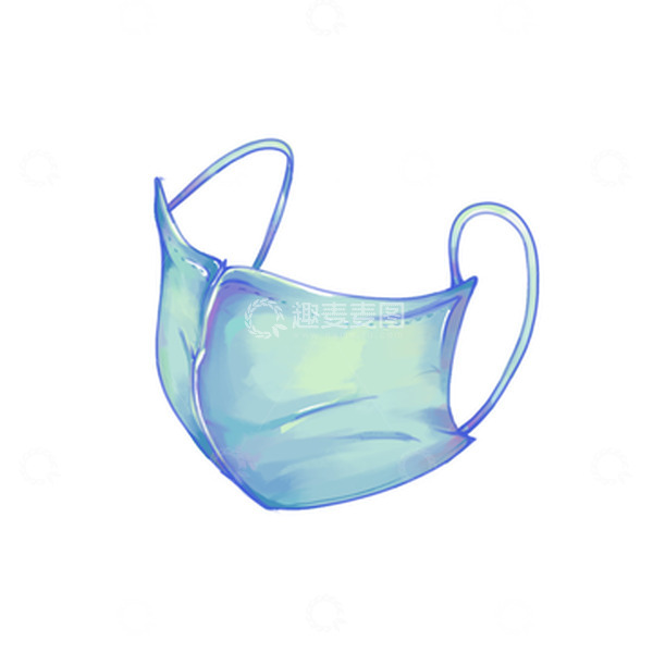 源文件下载【趣麦麦图】疫情 口罩 手绘 插画