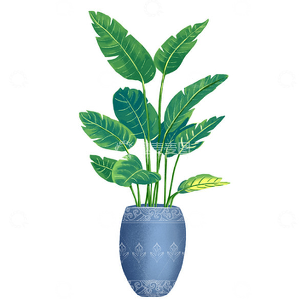 源文件下载【趣麦麦图】绿色清新绿植春夏手绘图