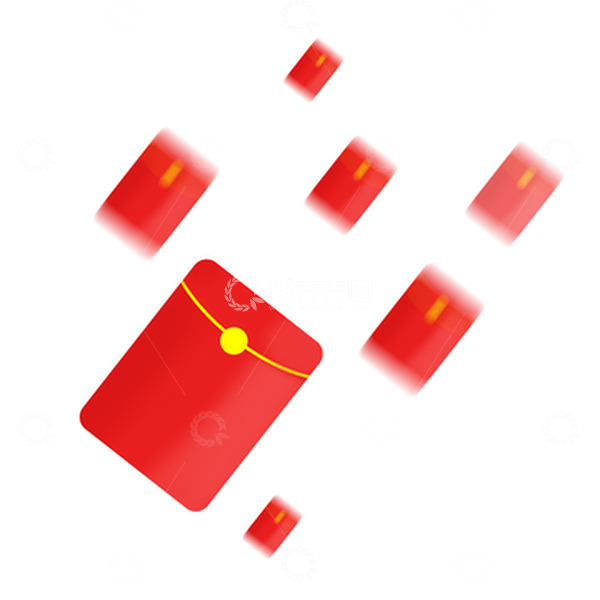 源文件下载【趣麦麦图】红色简约活动促销红包手绘图