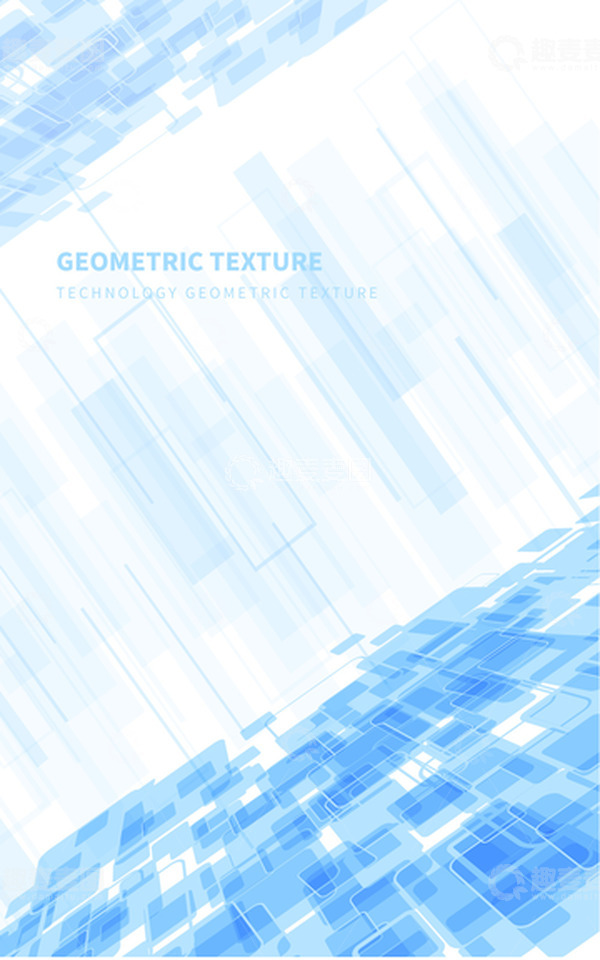 源文件下载【趣麦麦图】互联网科技几何空间发展背景纹理