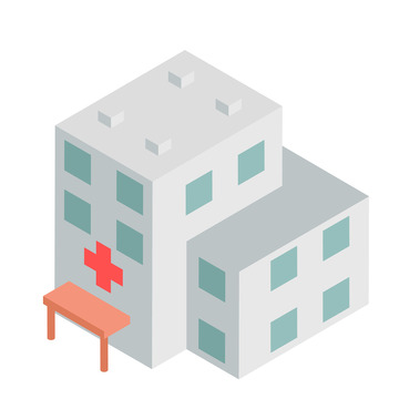 3d医院矢量元素